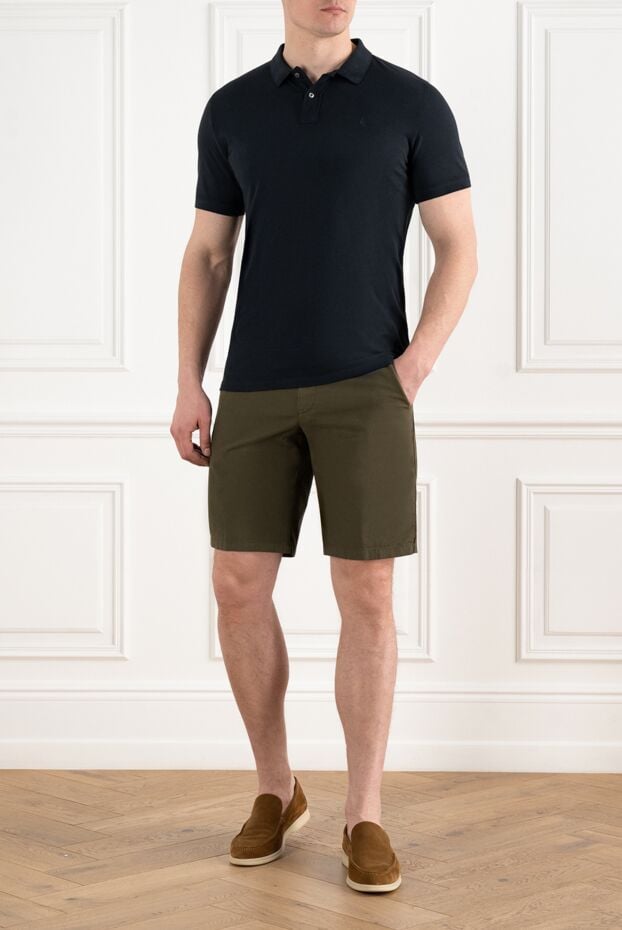 Gran Sasso men's blue polo with cotton buttons 186395 - photo 2