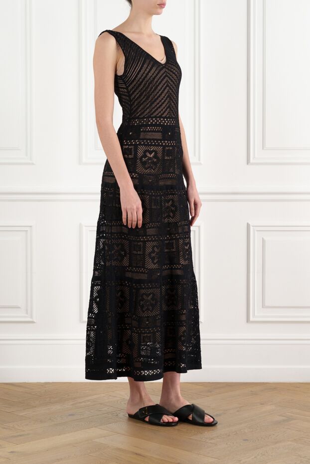 D.Exterior long lace dress with deep v-neck 186499 - photo 3