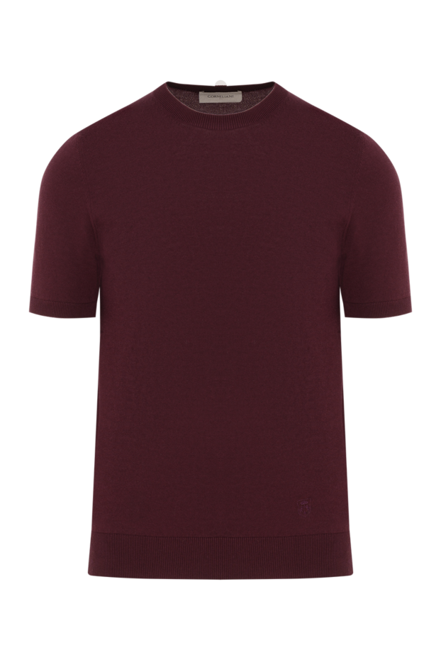 Corneliani a thin, simple cotton and cashmere jumper with a round neckline (markdown) 195787 - photo 1