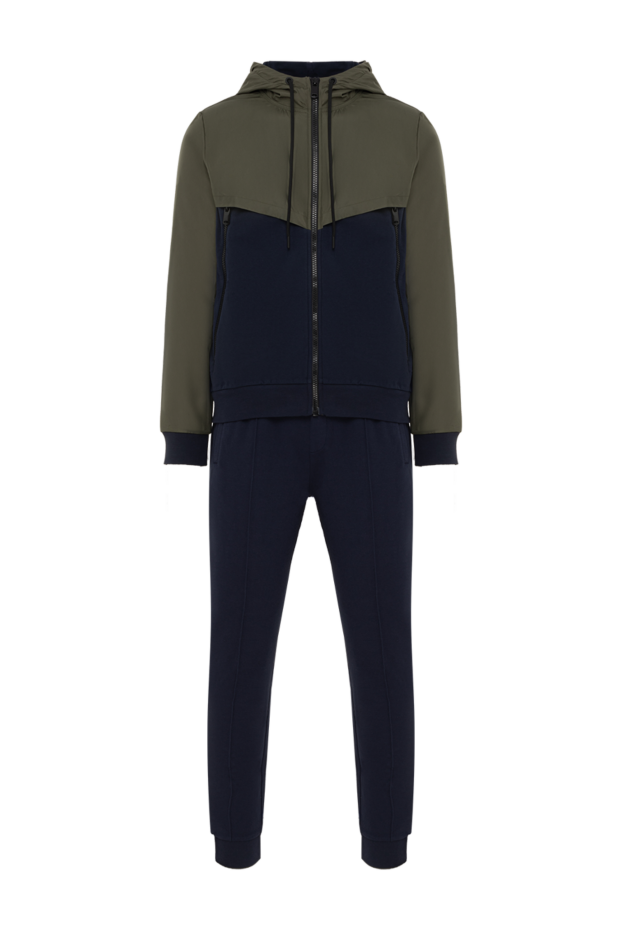 Corneliani спортивний костюм чоловічий двокольоровий з капюшоном 186637 - фото 1
