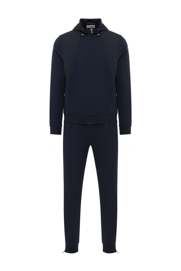 Corneliani men's blue tracksuit with black inserts 186643 - photo 1