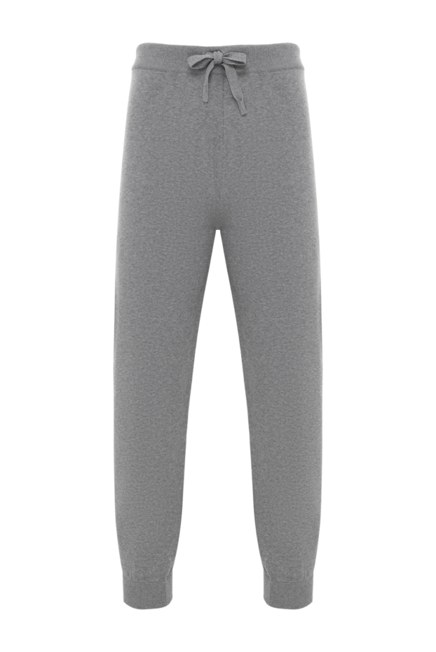 Corneliani men's gray cotton jersey trousers 186649 - photo 1