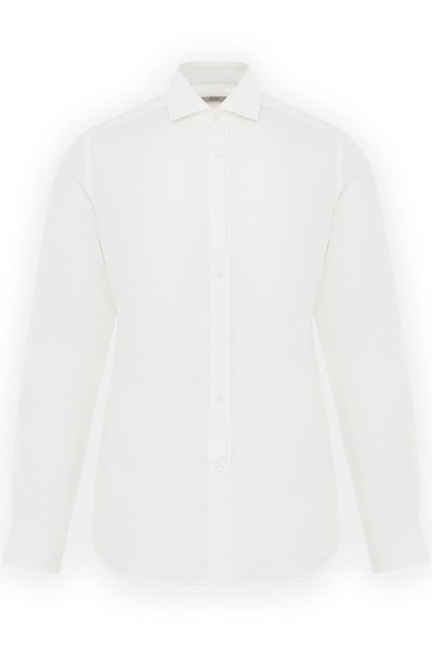Corneliani white linen shirt for men 186650 - photo 1