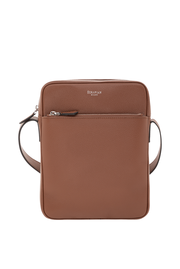 Serapian north south messenger bag in cachemire leather 186668 - photo 1