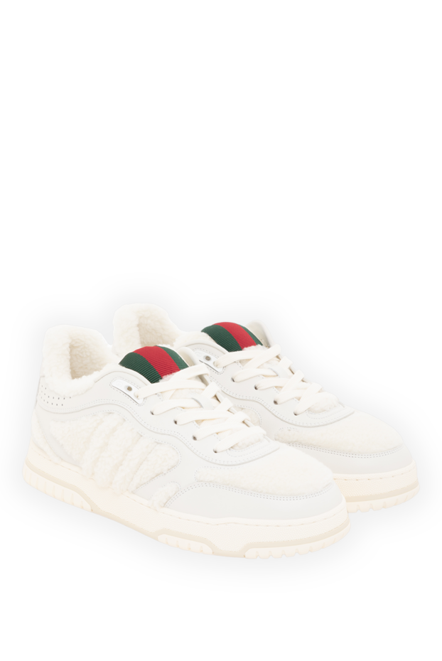 Gucci men's sneakers re-web with merino wool effect 186679 - photo 3