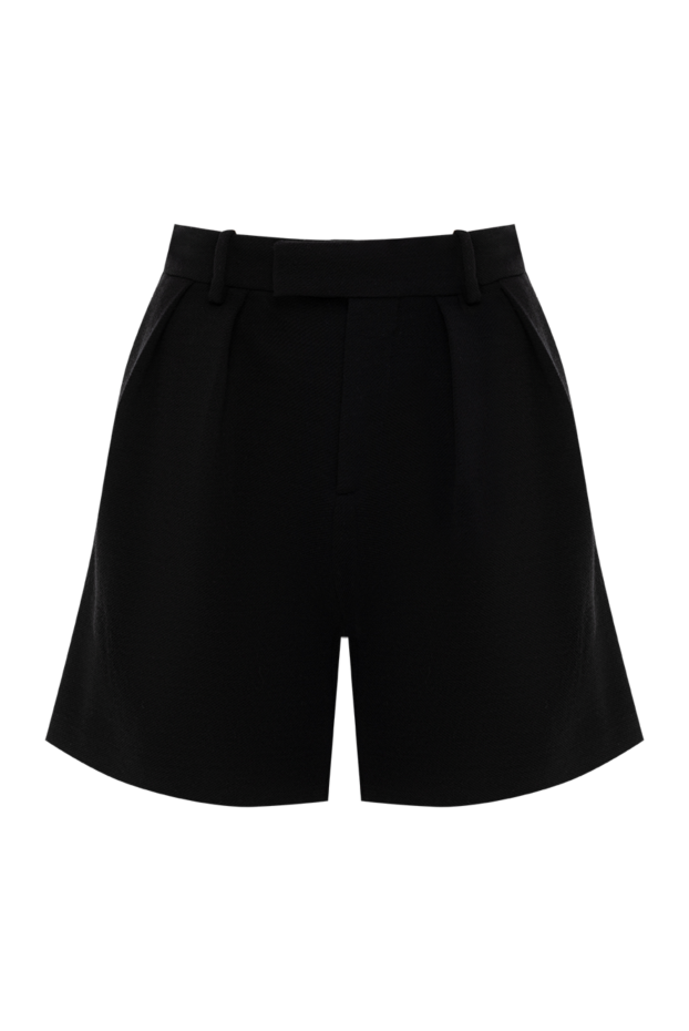Gucci women's black wool shorts 186698 - photo 1