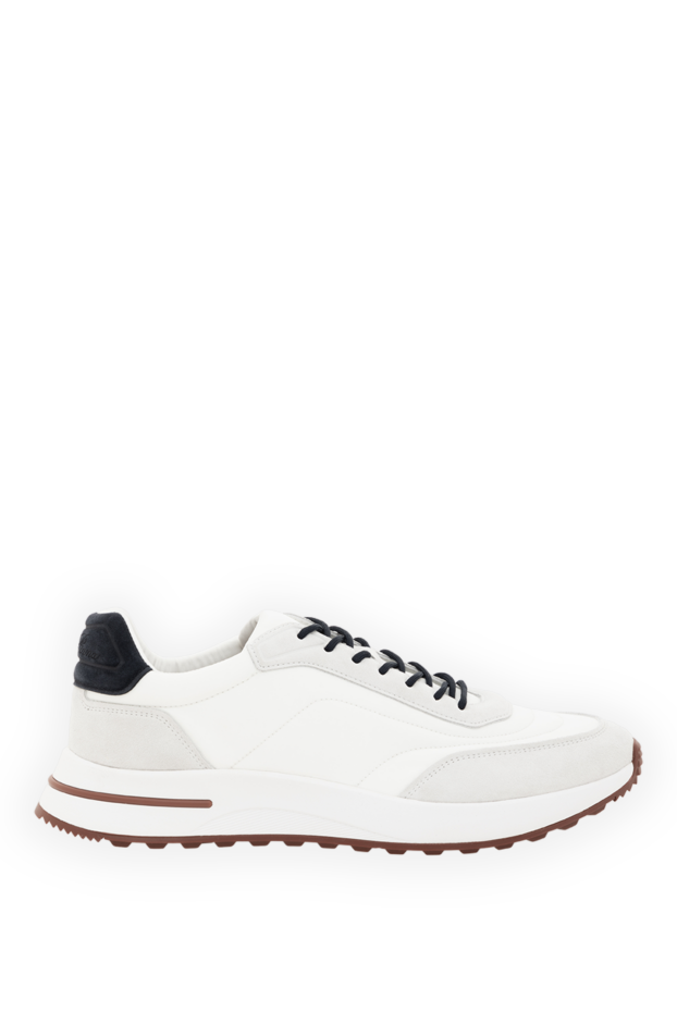 Loro Piana week end walk microfiber sneakers for men white 186708 - photo 1