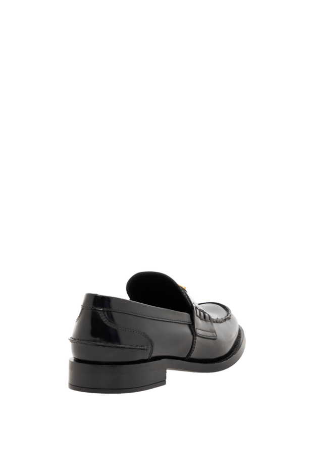 Prada лофери з лакової шкіри чорні жіночі 186729 - фото 3