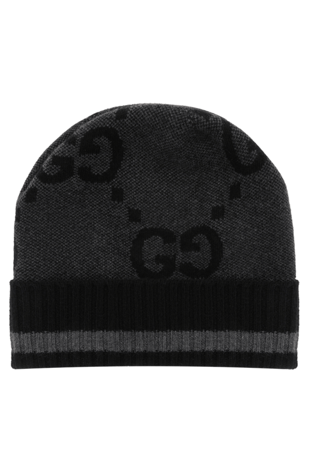 Gucci warm cashmere hat gray for men 186753 - photo 1