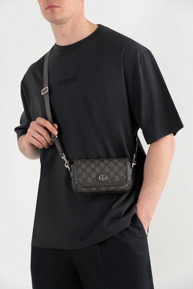 Gucci men's mini bag gucci ophidia gg monogram gray 186761 - photo 2