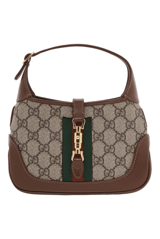 Gucci миниатюрная сумка jackie 1961 в текстиле gg supreme 186765 - фото 1