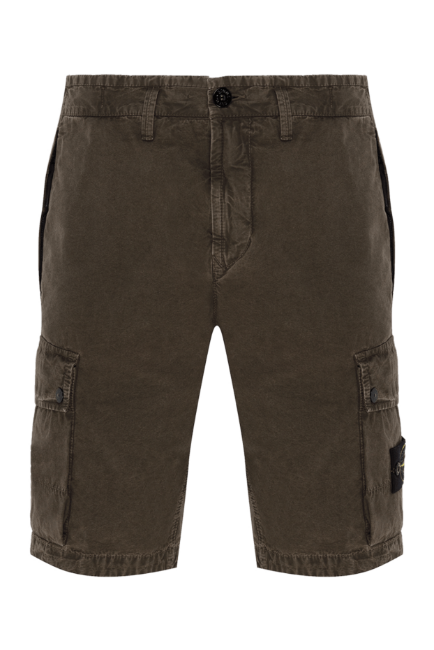 Stone Island cargo cotton bermuda shorts with five pockets 186879 - photo 1
