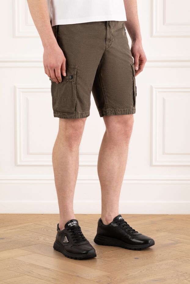 Stone Island cargo cotton bermuda shorts with five pockets 186879 - photo 3