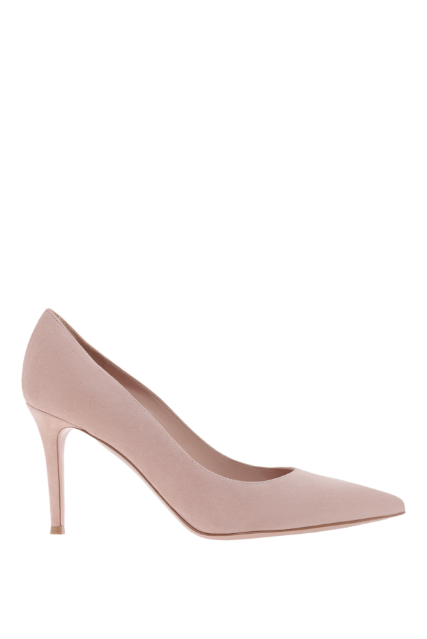 Gianvito Rossi beige pointed toe heeled pumps 186971 - photo 1