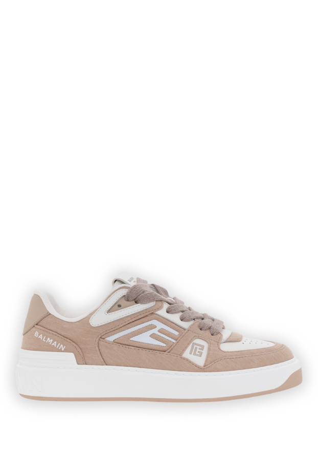 Balmain кроссовки b-court skate из флиса и телячьей кожи женские 186972 - фото 1