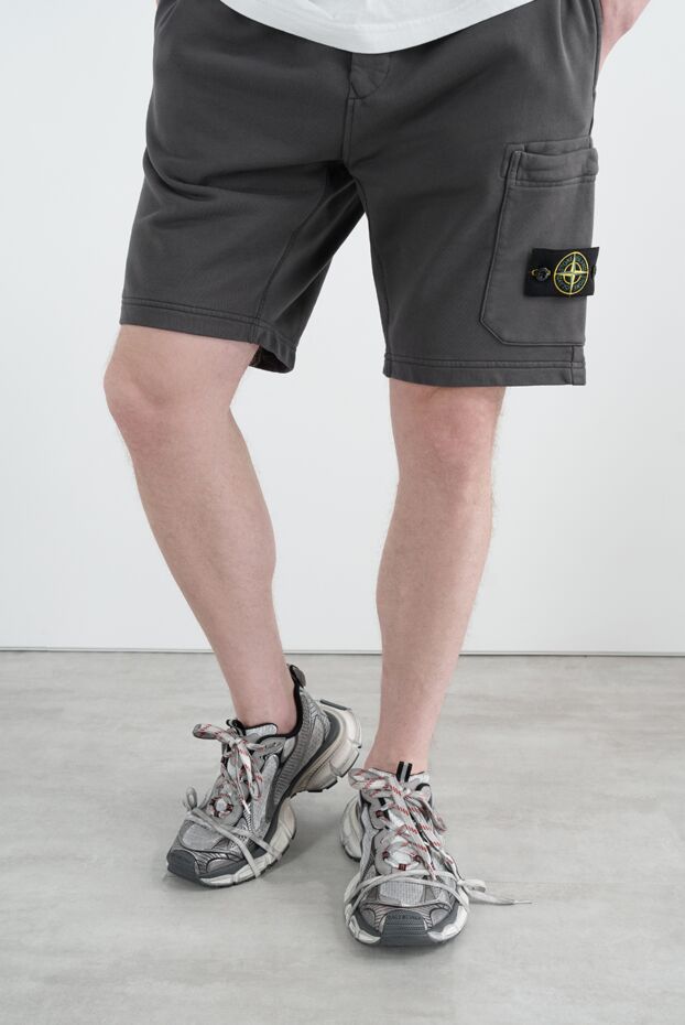 Balenciaga gray 3xl sneakers in mesh and pu 186994 - photo 3