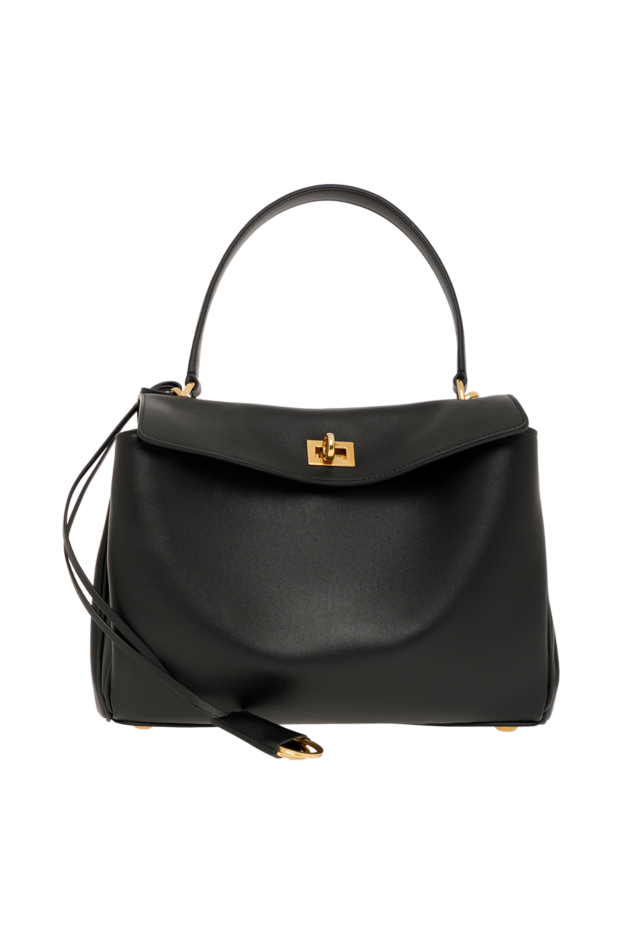 Small Rodeo bag in black smooth calfskin - photo 1