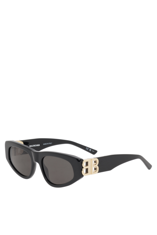 Balenciaga women's black sunglasses with tinted lenses 187000 - photo 3