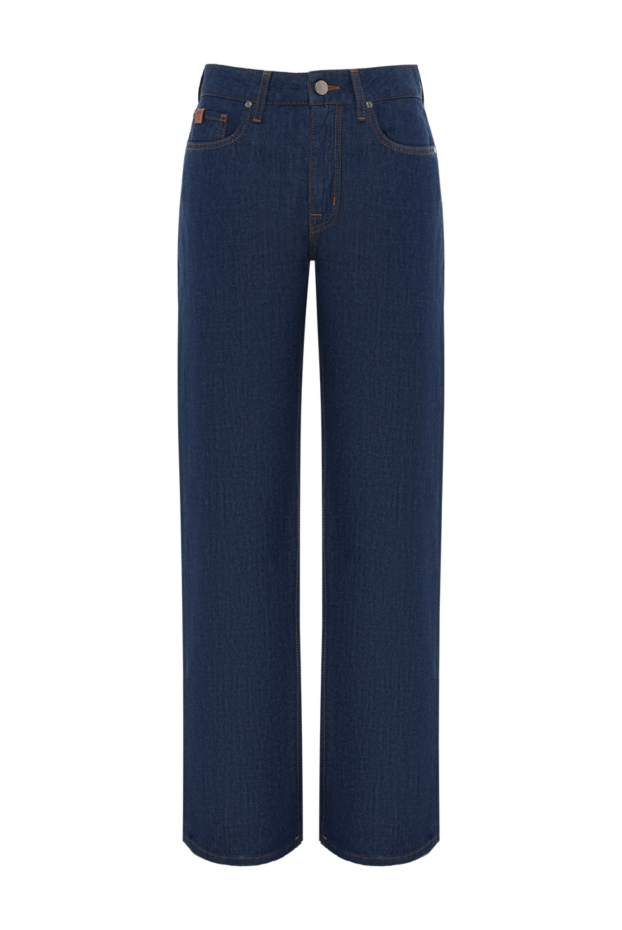 Jacob Cohen women's blue straight cotton jeans 187016 - photo 1