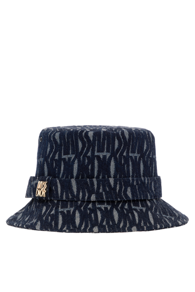 Dior women's panama hat miss blue cotton 187029 - photo 1