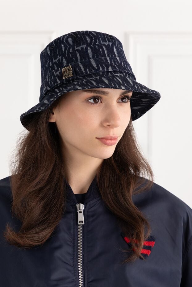 Dior women's panama hat miss blue cotton 187029 - photo 2