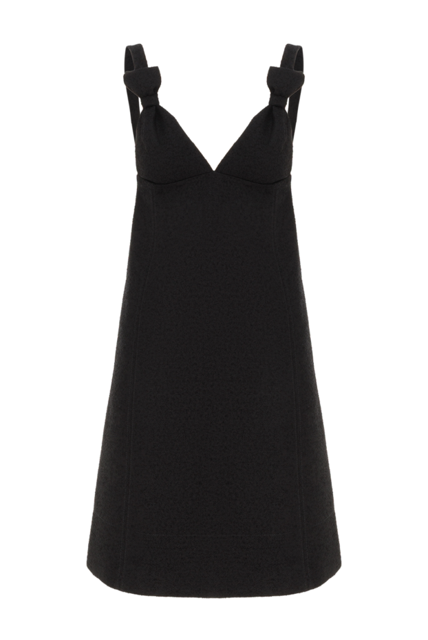 Dior bp flared dress in virgin wool and black cotton boucle 187035 - photo 1