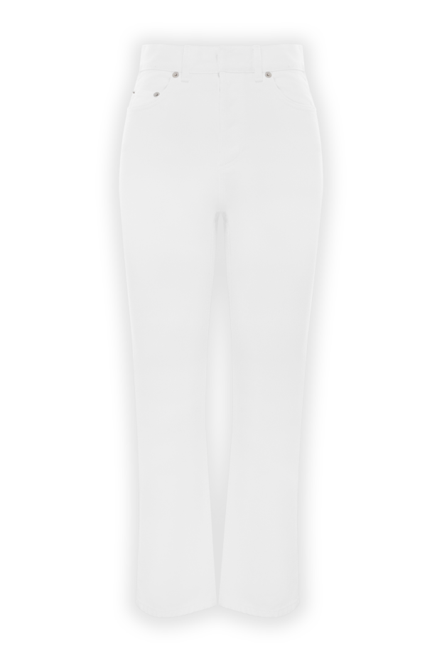 Dior white women's jeans made of pure cotton 187055 - photo 1