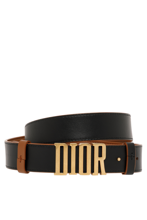 Dior reversible belt d-fence leather brown 187064 - photo 1