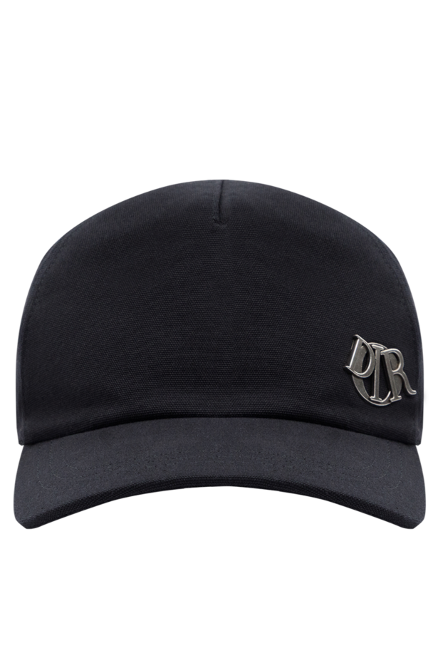 Dior baseball cap with metal logo dior homme black men's 187075 - photo 1