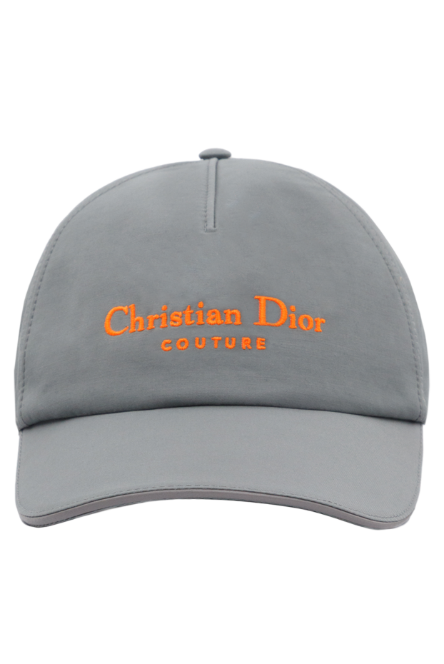 Dior baseball cap with embroidered dior homme logo gray men's 187076 - photo 1