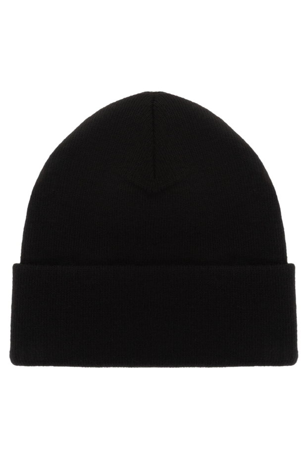 Balenciaga чорна чоловіча шапка чорна з логотипом 187144 - фото 3