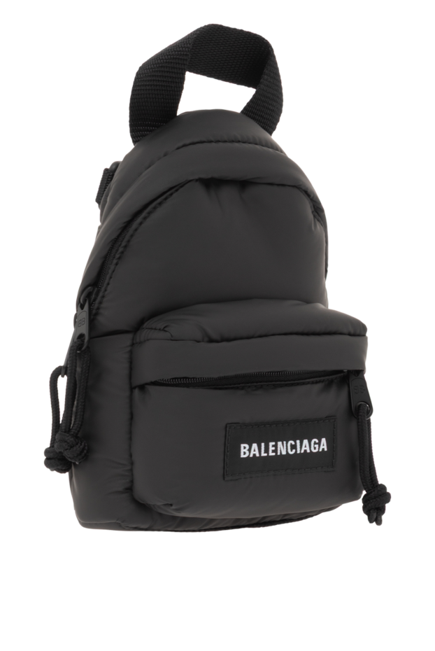 Balenciaga mini backpack black with nylon logo 187148 - photo 3