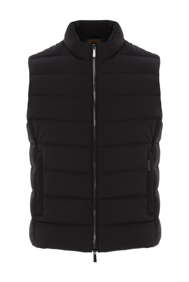 Moorer warm vest oliver men's black with zipper 187157 - photo 1