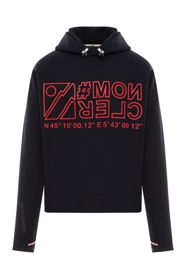 Moncler black jersey hoodie with logo 187163 - photo 1