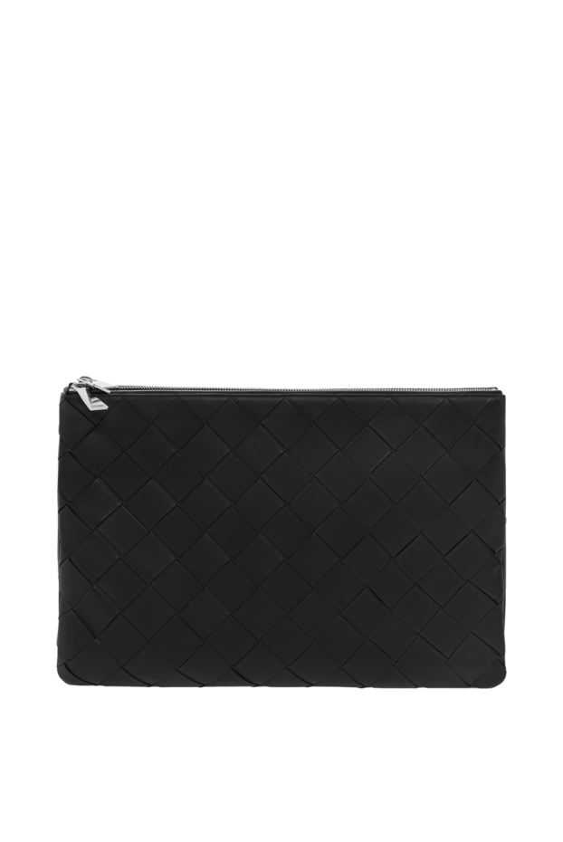 Bottega Veneta black men's bag in leather with intrecciato weave 187179 - photo 1