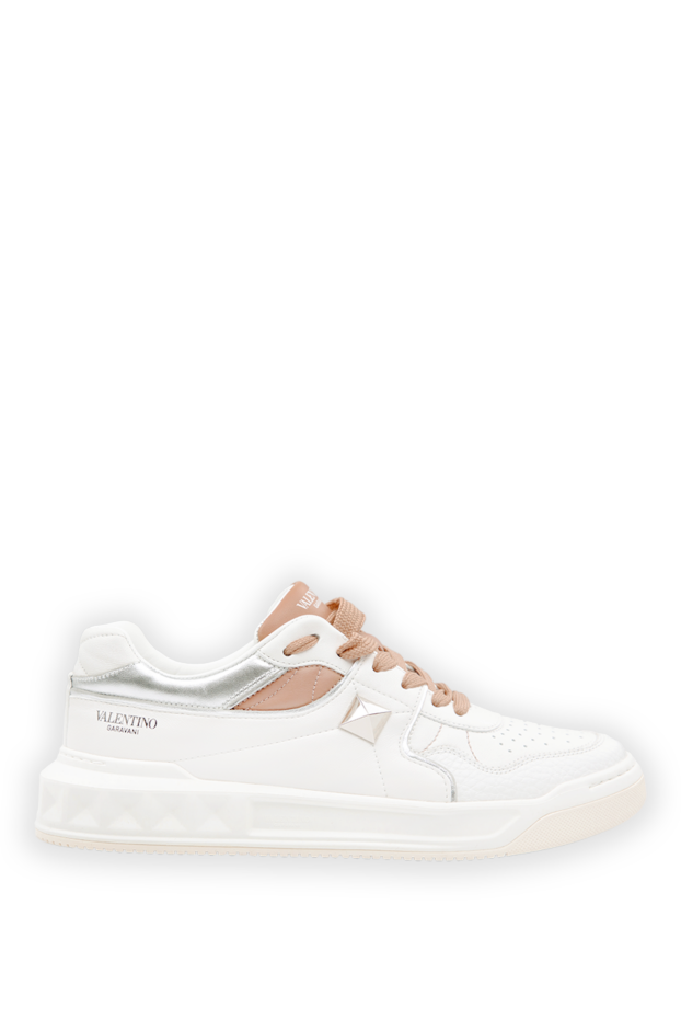 Valentino women's one stud sneakers in white nappa leather 187186 - photo 1