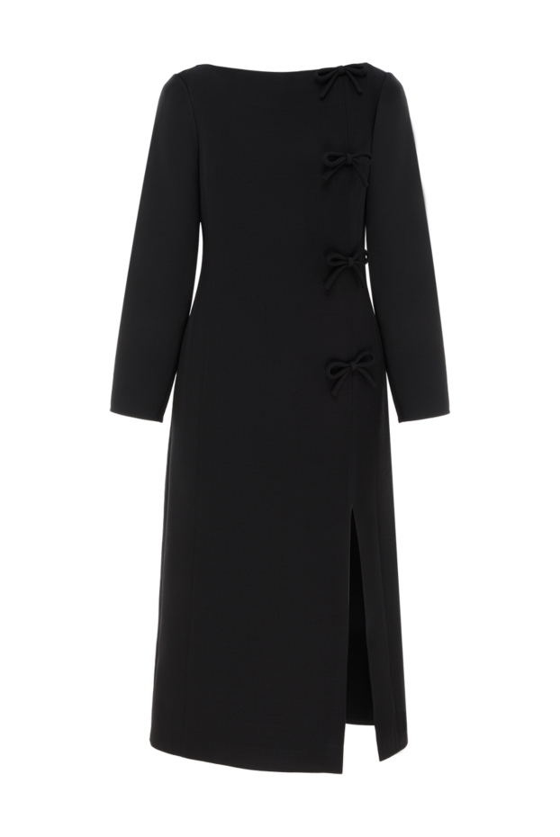 Valentino black midi dress with bows 187197 - photo 1