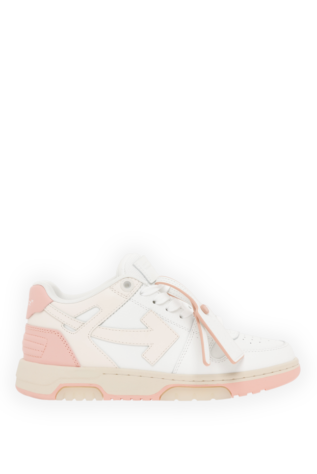 Off-White women's white combined sneakers with pink inserts 187281 - photo 1