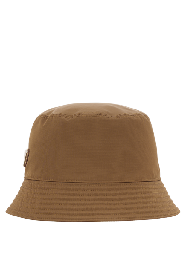 Prada brown men's panama hat with logo 187284 - photo 1