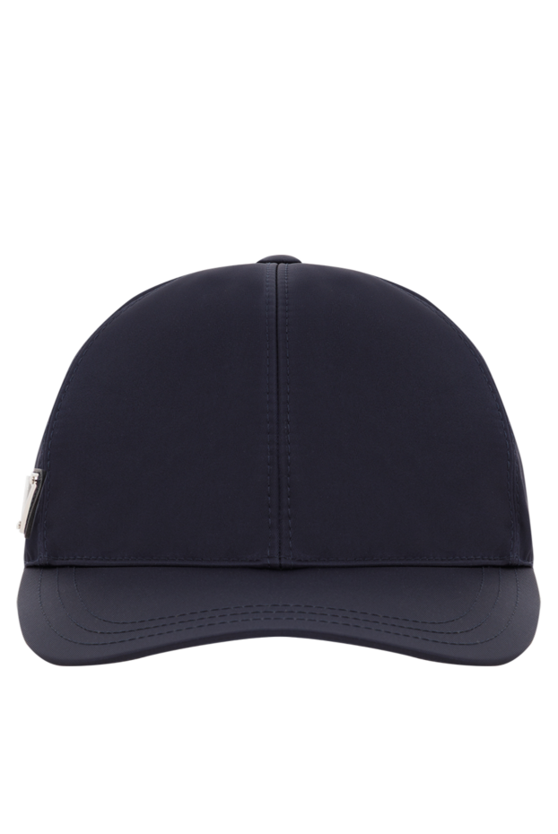 Prada nylon blue baseball cap with triangle logo 187290 - photo 1