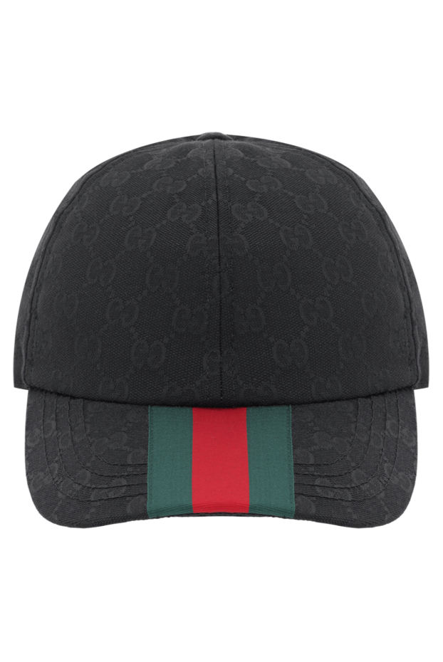 Gucci textile baseball cap original gg black men's 187298 - photo 1