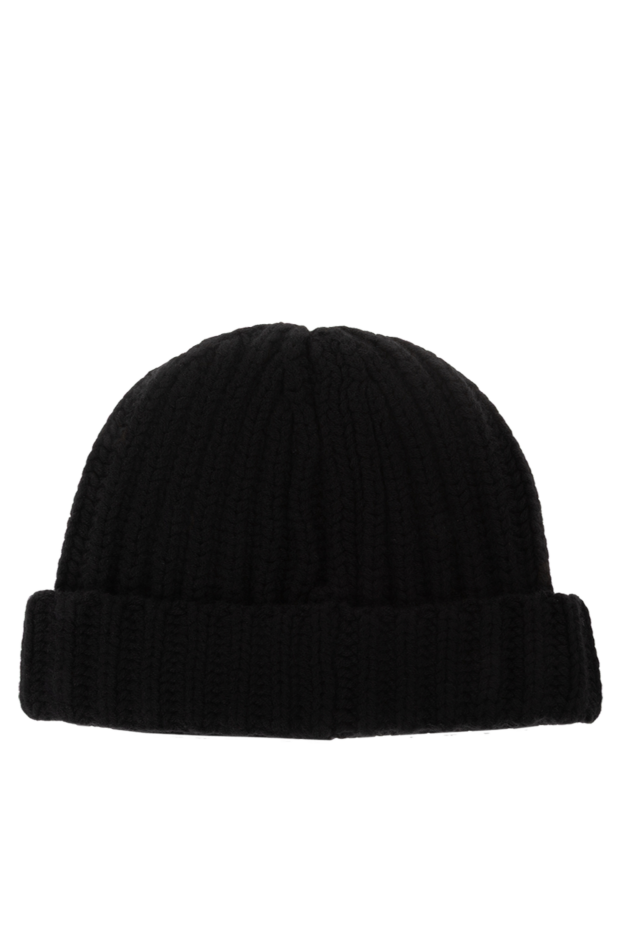 Saint Laurent knitted cashmere hat for men, black 187353 - photo 3