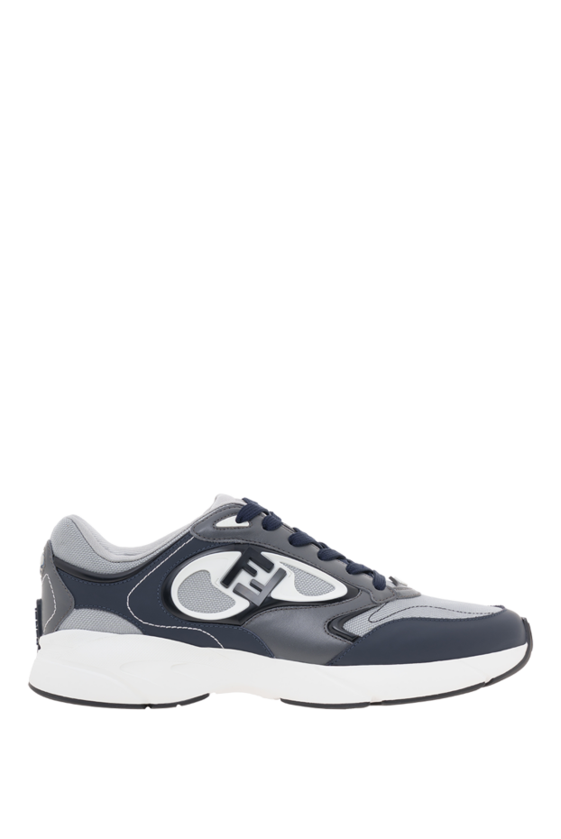 Fendi gray men's forward sneakers with logo 187363 - photo 1