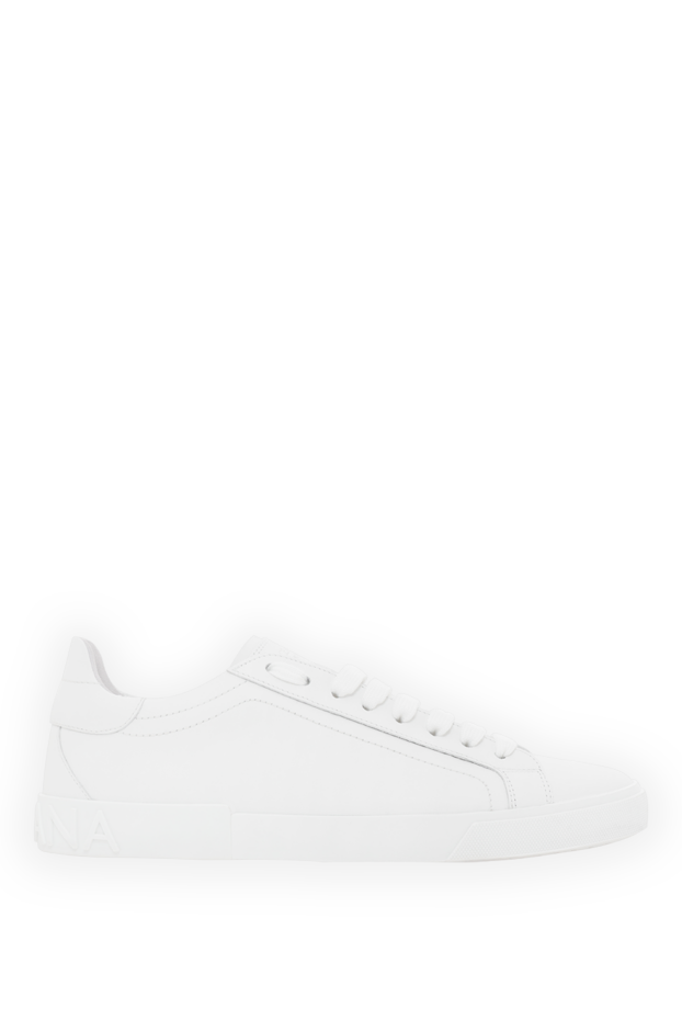 Dolce & Gabbana portfino vintage white leather sneakers for men 187364 - photo 1