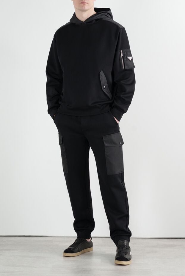Prada men's black walking suit with logo 187402 - photo 2