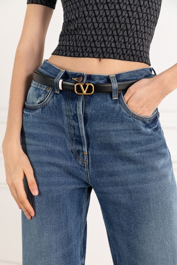 Valentino reversible women's belt with vlogo buckle 187441 - photo 2