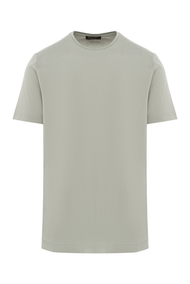 Loro Piana soft cotton-silk jersey light green t-shirt 187452 - photo 1