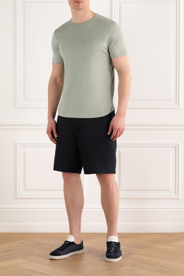 Loro Piana soft cotton-silk jersey light green t-shirt 187452 - photo 2