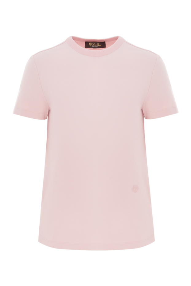 Loro Piana my-t pure cotton jersey t-shirt pink 187454 - photo 1