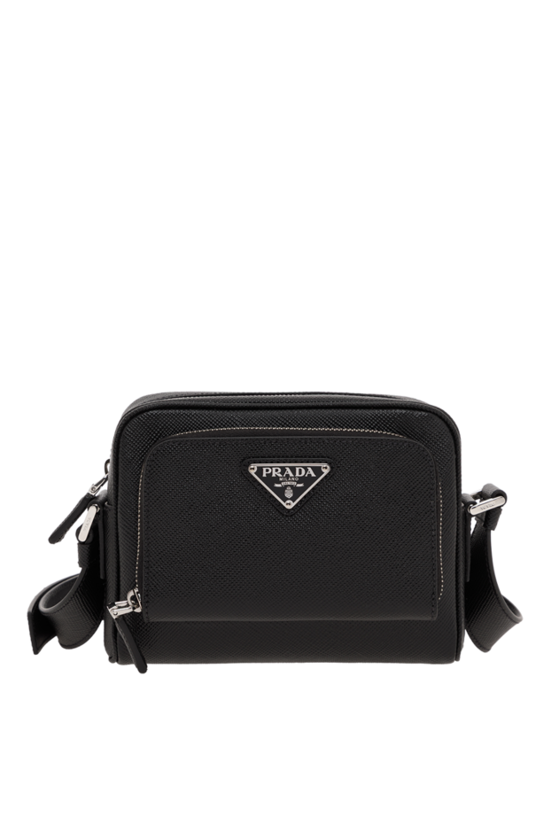 Prada messenger bag with enamel logo in saffiano leather 187464 - photo 1
